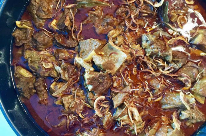 খাসির মাংস ভুনা 