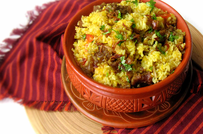 গরুর ভুনা খিচুড়ি