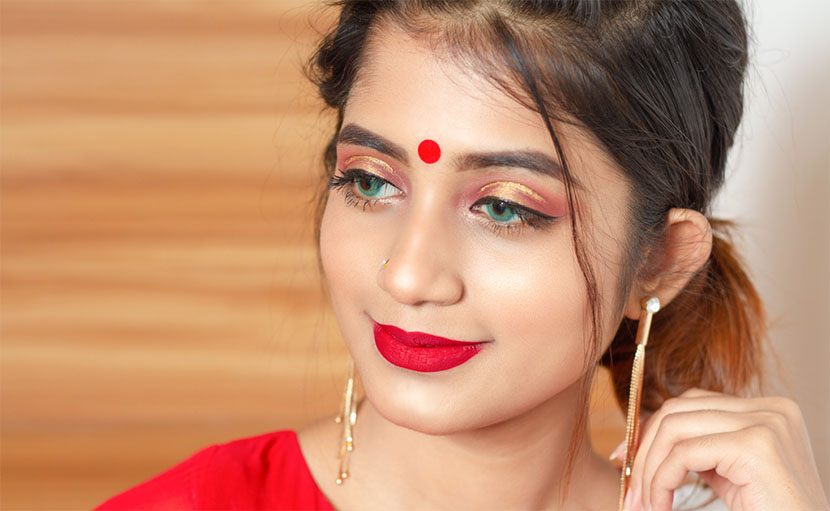 বৈশাখে সকালের মেকআপ